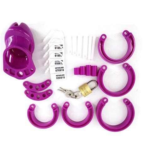 purple chastity cage